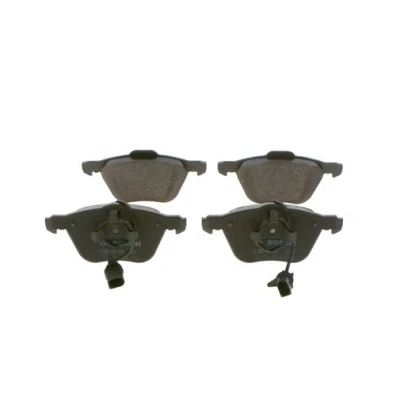 Abbildung von BOSCH 0 986 494 035 Bremsbelagsatz Low Metallic mit integriertem Verschleißsensor Montageanleitung, Anti Quietsch Blech, Kolbenclip