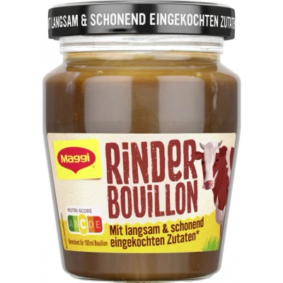 Abbildung von Maggi Rinder Bouillon, schonend eingekochte Rinderbrühe im