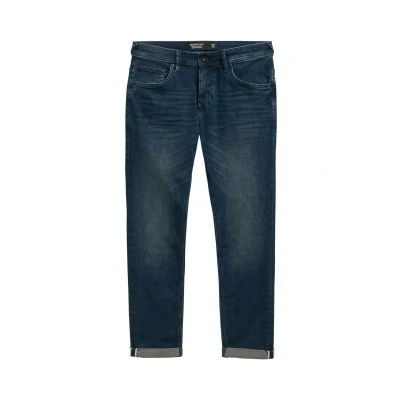 Abbildung von TOM Tailor denim Superflex Aedan Jeans Straight Leg, Herren, Größe: 33x32, Mid stone blue black