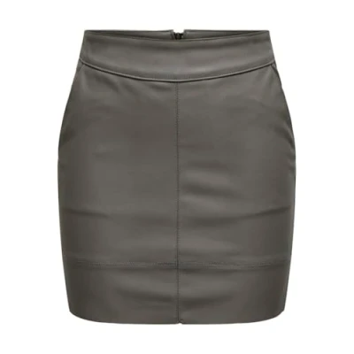 Abbildung von ONLY Lederrock Kunstleder Rock Base Regular Fit