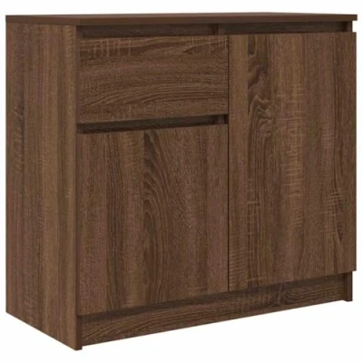 Abbildung von vidaXL Sideboard mit Schublade Braun Eichen Optik 71x35x65 cm
