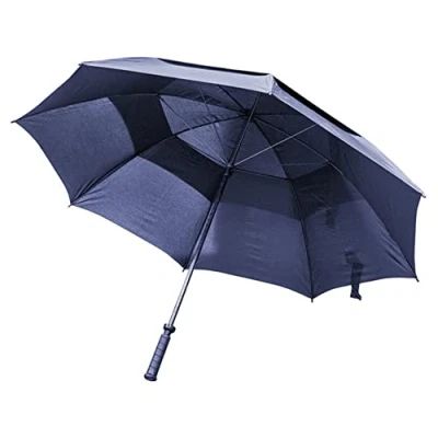 Abbildung von Longridge Deluxe winddicht Marineblauer Golfschirm