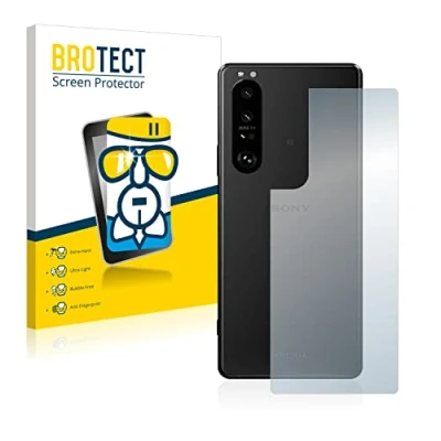 Abbildung von BROTECT Schutzglas für Sony Xperia 5 III (Rückseite) Schutzfolie Panzer Folie Glas [Extrem Kratzfest 9H, Anti Fingerprint, Ultra Transparent]