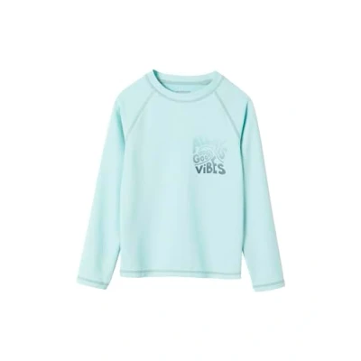 Abbildung von VERTBAUDET Jungen Schwimmshirt mit UV Schutz, Wassergrün., 6 Jahre
