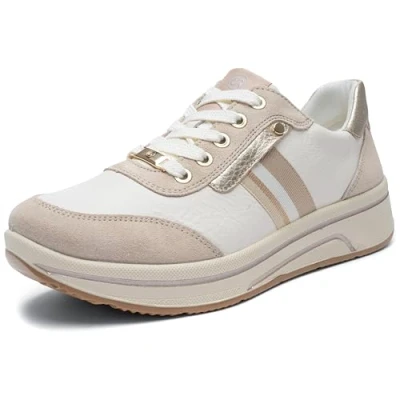 Abbildung von ara Sapporo Sneaker low, Damen, Größe: 38, Offwhite Schuhe