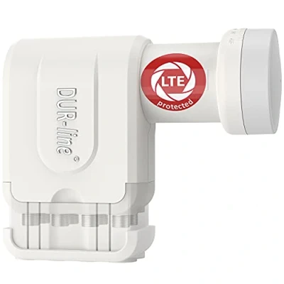Abbildung von DUR line +Ultra Octo LNB 8 Teilnehmer weiß mit LTE Filter [ Test Universal