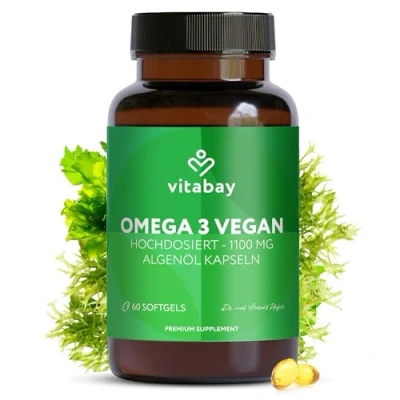 Abbildung von Vitabay Omega 3 VEGAN 1100 mg 60 St