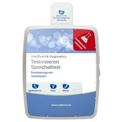 Abbildung von Medivere Speicheltest Testosteron , 1 Stück (1Er Pack)