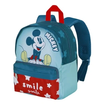 Abbildung von Disney Micky Maus Smile Joy Kindergartenrucksack, Blau, 22 x 27 cm, Kapazität 5 L