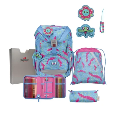 Abbildung von DerDieDas ErgoFlex Set Happy Pixel Schulrucksack