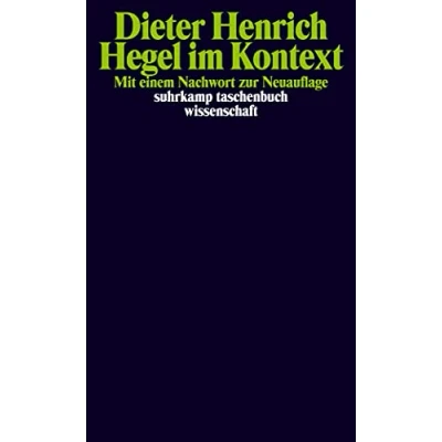 Abbildung von Hegel im Kontext: Mit e. Nachw. z. Neuauflage (suhrkamp taschenbuch wissenschaft)