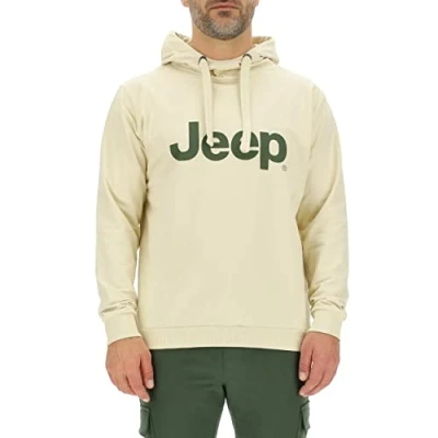 Abbildung von JEEP O102716 R760 J Herren Kapuzensweatshirt Großer Aufdruck J23S Red Ochre/Almond XL