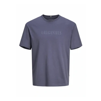 Abbildung von Jack &amp; Jones Jorfrederiksberg TEE CREW NECK NOOS Tshirt print, Herren, Größe: Small, Nightshadow blue
