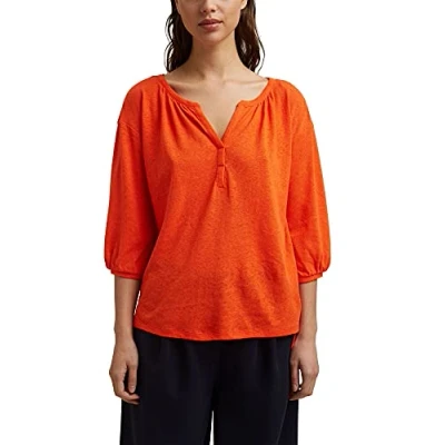 Abbildung von ESPRIT Damen 992ee1k344 T Shirt, Orange Red, M EU