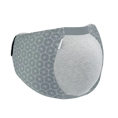 Abbildung von Babymoov Dream Belt Ein elastischer, anatomischer Gürtel, der werdenden Müttern hilft, bequem zu schlafen und für alle Phasen Schwangerschaft geeignet ist, L/XL, Grau