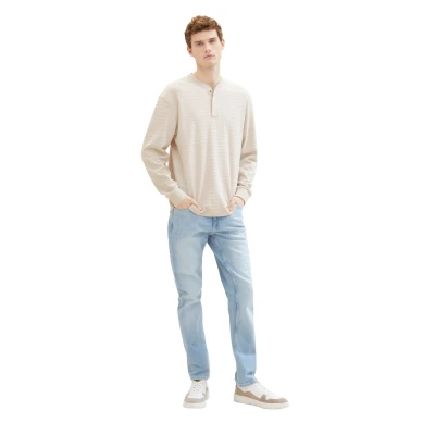 Abbildung von TOM Tailor Jeans Straight Leg, Herren, Größe: 32x34, Used light stone blue denim