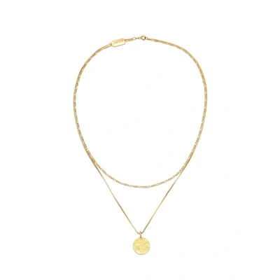 Abbildung von Kuzzoi Layer LOOK Basic Halskette goldcoloured, Herren, Größe: 50, Gold coloured