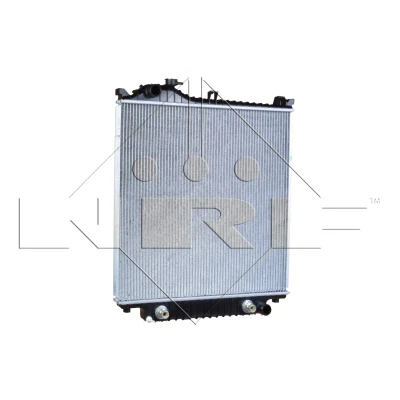 Abbildung von NRF EASY FIT 56032 Kühler, Motorkühlung Aluminium 610 595 33 mit Adapter Kühlrippen gelötet