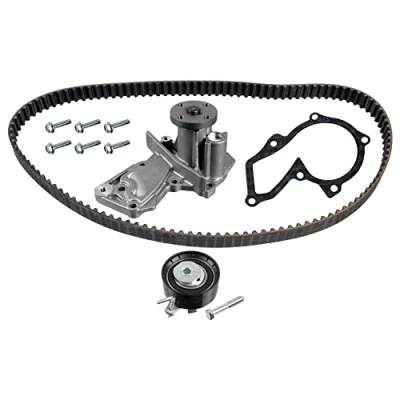 Abbildung von FEBI BILSTEIN 173068 Wasserpumpe + Zahnriemensatz mit 117 FORD: FOCUS 3 Turnier, FIESTA 5, 6, VOLVO: V50, C30, S40 II