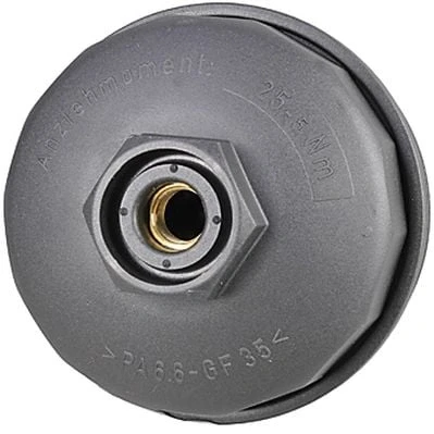 Abbildung von METZGER 2370070 Deckel, Ölfiltergehäuse ohne Filter VOLKSWAGEN: TRANSPORTER 4 Bus, GOLF 3, Passat B5 GP Variant, PORSCHE: Cayenne, AUDI: Q7