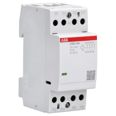 Abbildung von ABB ESB25 04N 06 ESB Leistungsschütz / 230 → 240 V Spule, 4 polig Öffner 25 A, Sicherheit