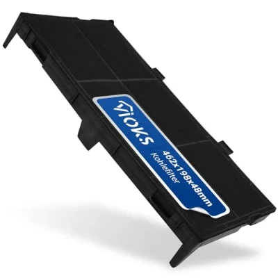 Abbildung von VIOKS 1x Kohlefilter Dunstabzugshaube 462x198x48 mm Ersatz für Bosch DSZ4561 11025806 11008216 Siеmens LZ45610 Neff Z54TC02X0 Aktivkohlefilter Abzugshaube Filter Clean Air