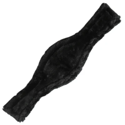Abbildung von Kentucky Lammfell Gurt Cover Anatomisch schwarz 120 cm