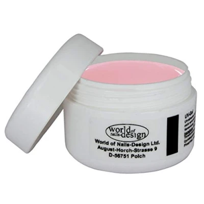 Abbildung von World of Nails Design BasicLine 30ml LED/UV 1Phasen Gel Milky Rosé dick, rosa milchig Babyboomer Look