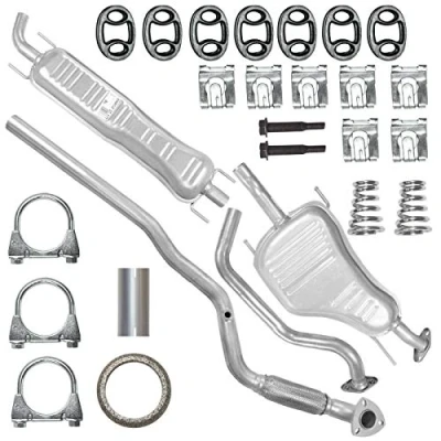 Abbildung von Auspuffanlage Schalldämpferset Auspuff für Opel Zafira A 1 I 1.6i 16V