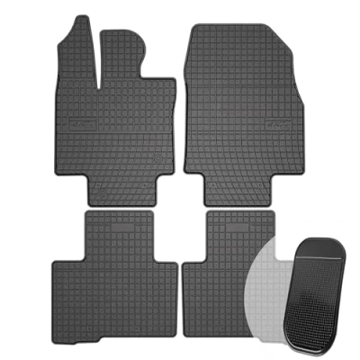 Abbildung von moto MOLTICO Gummimatten Auto Fußmatten Gummi Automatten Passgenau 4 teilig Set passend für Toyota Highlander IV ab 2019