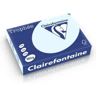 Abbildung von 4 x Clairefontaine Kopierpapier Trophee A4 160g/qm VE=250 Blatt hellbl