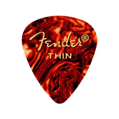 Abbildung von Fender 098 0351 700 351 Shape Picks, 12 Count, Shell, Thin