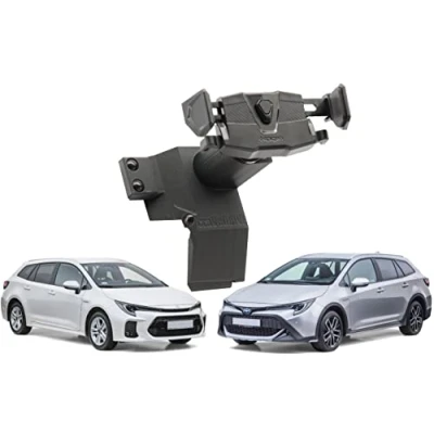 Abbildung von craVeDRIVE Handyhalterung Auto für Toyota Corolla E21 und Suzuki Swace I Autohalterung Handy Schwarz Telefonhalterung Halter