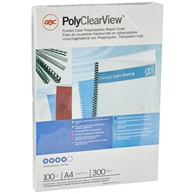 Abbildung von PolyClearView Abdeckfolie, 100 Stück, 300 Micron, frosted clear