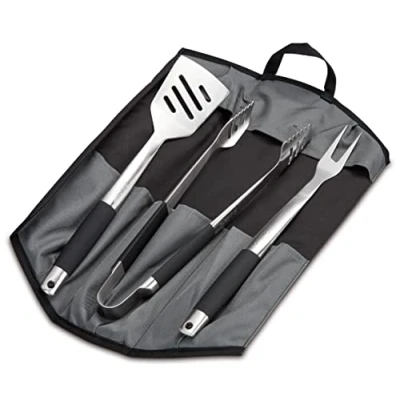 Abbildung von Enders® Grillbesteck Set Premium, Edelstahl, 3er inkl. Tasche