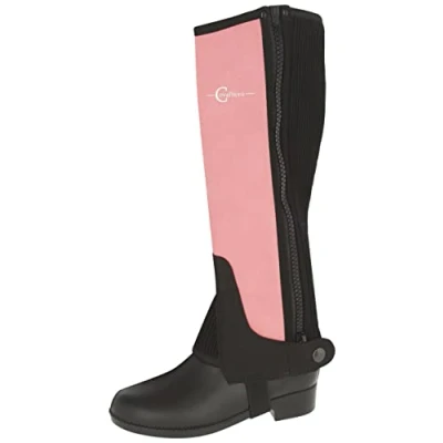 Abbildung von Covalliero Kinder Kinderminichaps Lilli Black/pink, Größe 140 Chaps,