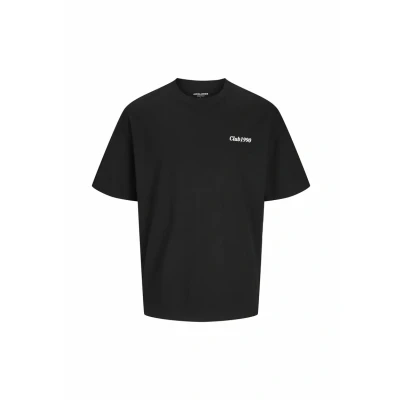 Abbildung von Jack &amp; Jones Ebradley Graphic TEE SS Oneck Tshirt print, Herren, Größe: 4XL, Black