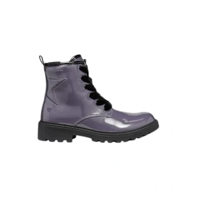 Abbildung von Geox Casey GIRL Schnürstiefelette für Kinder, Größe: 30, Dark purple Schuhe