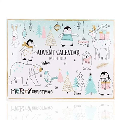Abbildung von Accentra Adventskalender Happy Holidays Für Mädchen Mit 24 Bade , Körperpflege Und Accessoires Produkten Eine Abwechslungsreiche Verwöhnende Adventszeit