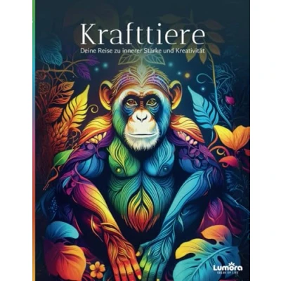Abbildung von Krafttiere Malbuch für Erwachsene: mehr Selbstvertrauen, Gelassenheit und Resilienz: Deine Reise zu innerer Stärke Kreativität