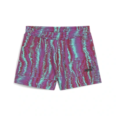 Abbildung von Puma Essentials Nature 2.0 Shorts Teenager Für Damen Kinder Mit Colorful Port Größe: 11 12Y