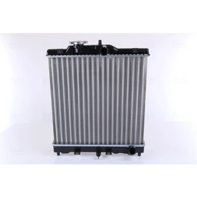 Abbildung von NISSENS 63309A Kühler, Motorkühlung Aluminium 350 349 16 Kühlrippen mechanisch gefügt, gelötet HONDA: CRX 3, CIVIC 6 Hatchback