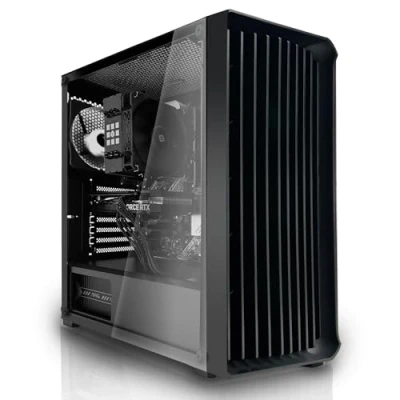 Abbildung von SYSTEMTREFF Office PC AMD Ryzen 7 5700G 8x4.6GHz Radeon RX Vega 8 4K HDMI DX12 512GB M.2 NVMe 16GB DDR4 RAM WLAN Silent Desktop Computer Rechner für Büro Business Multimedia