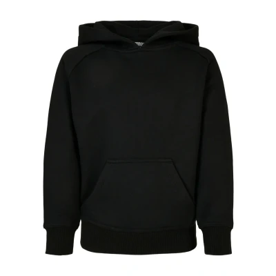 Abbildung von Urban Classics Blank Kapuzenpullover für Kinder, Größe: 110/116, Black