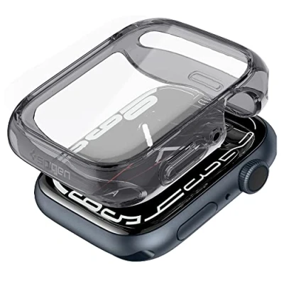 Abbildung von Spigen Ultra Hybrid Hülle Kompatibel mit Apple Watch Serie 9/8/7 45mm Space Crystal