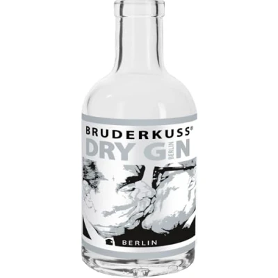 Abbildung von Gin aus Deutschland: Bruderkuss Dry Perfekt pur oder als Tonic (1 x 0.2 l)