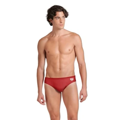 Abbildung von Arena Dynamo Badehose Slip, Herren, Größe: 4, Red