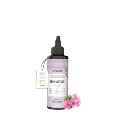 Abbildung von alphazoo ZeckAttack Spot On für Katzen 100 ml