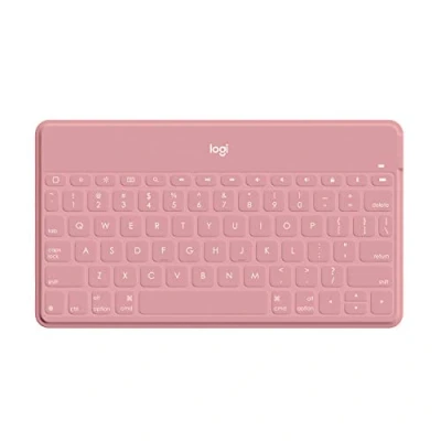 Abbildung von Logitech Keys to Go, UK International, 1,7 cm, 1,2 mm, Apple, iPad, iPhone, Apple TV, Pink