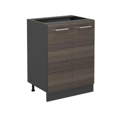 Abbildung von Vicco Küchenunterschrank R Line, Edelgrau, 60 cm ohne Arbeitsplatte